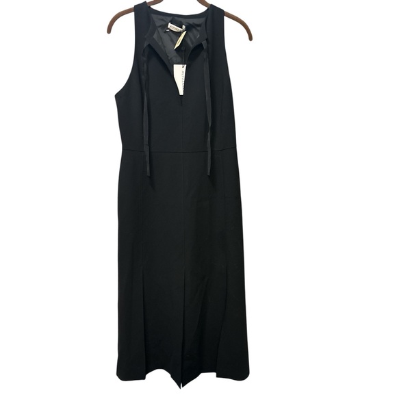 NWT Altuzarra Black Sleeveless Sheath Midi Dress